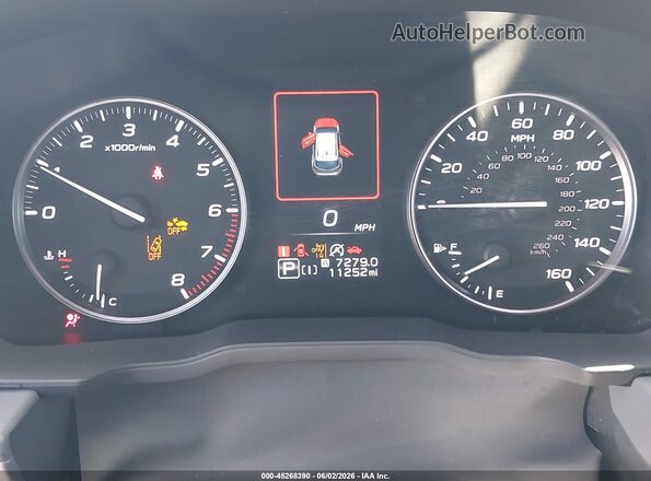 JF2GUHDC8S8238321 2025 SUBARU CROSSTREK Silver Widok tylnych siedzeń