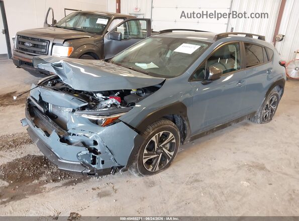 JF2GUHDC8S8249092 2025 SUBARU CROSSTREK Серый Передняя левая четверть