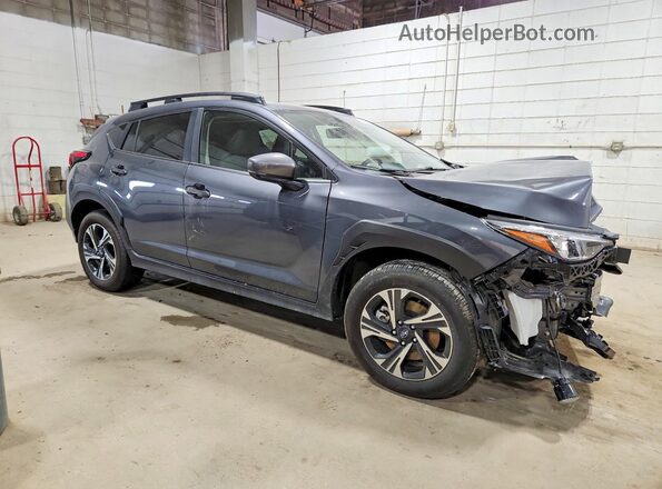 JF2GUHDC8S8339813 2025 SUBARU CROSSTREK Gray Delantero derecho