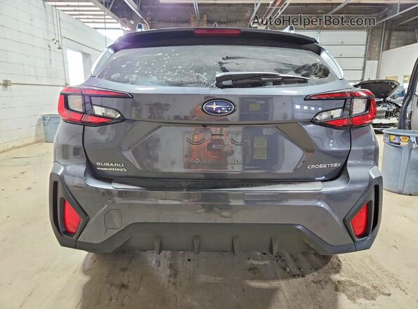 JF2GUHDC8S8339813 2025 SUBARU CROSSTREK Gray Vista trasera