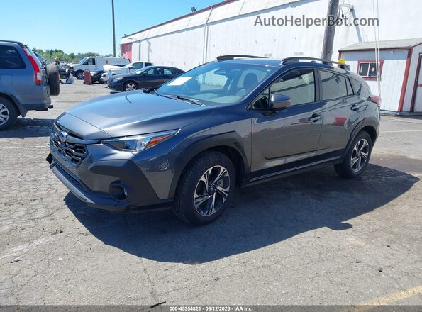 JF2GUHDC8S8345207 2025 SUBARU CROSSTREK Серый Передняя левая четверть