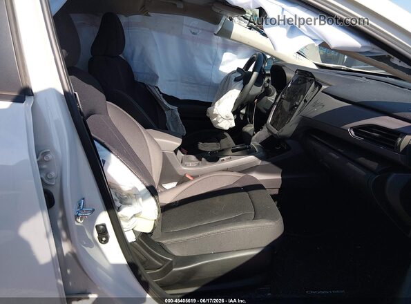 JF2GUHDC9SH331946 2025 SUBARU CROSSTREK White Widok wnętrza z przodu