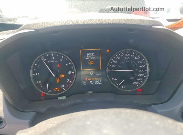 JF2GUHFC4RH265104 2024 SUBARU CROSSTREK Gray Սարքավորումների վահանակի տեսք