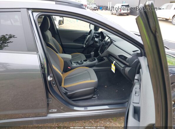 JF2GUSGDXT8208806 2026 SUBARU CROSSTREK Gray Front interior view