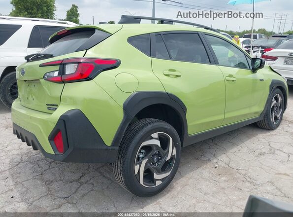 JF2GUSND7T8227087 2026 SUBARU CROSSTREK Зеленый Задняя правая четверть