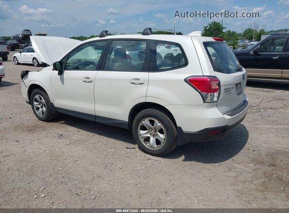 JF2SJAAC1JG546949 2018 SUBARU FORESTER Белый Задняя левая четверть