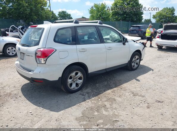 JF2SJAAC1JG546949 2018 SUBARU FORESTER Белый Задняя правая четверть