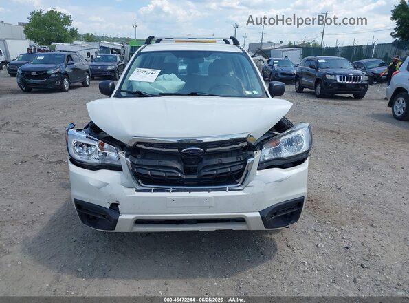 JF2SJAAC1JG546949 2018 SUBARU FORESTER Белый Вид щитка приборов