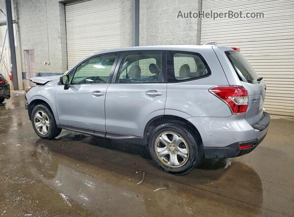 JF2SJAAC4GG452623 2016 SUBARU FORESTER Silver Rear left