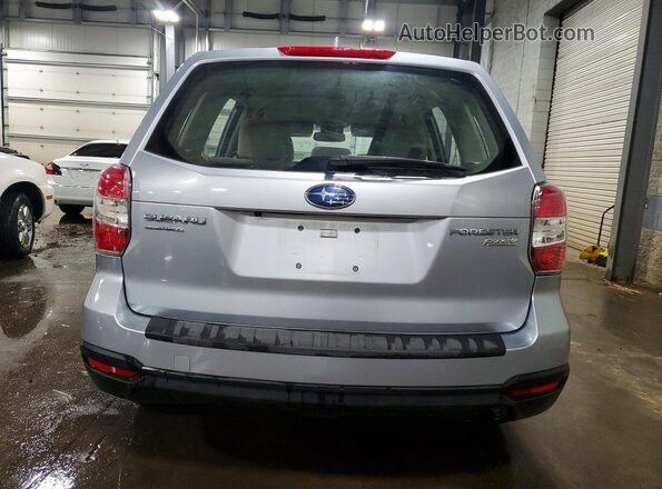 JF2SJAAC4GG452623 2016 SUBARU FORESTER Silver Rear view