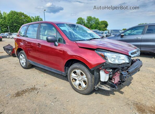 JF2SJAAC4HH404647 2017 SUBARU FORESTER Red 