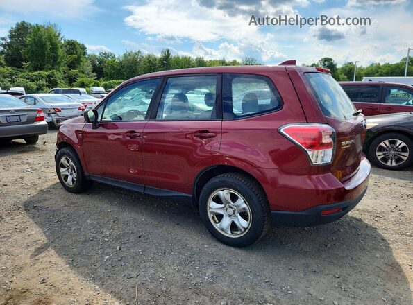 JF2SJAAC4HH404647 2017 SUBARU FORESTER Red 