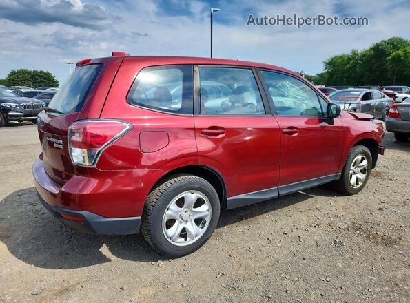 JF2SJAAC4HH404647 2017 SUBARU FORESTER Red 