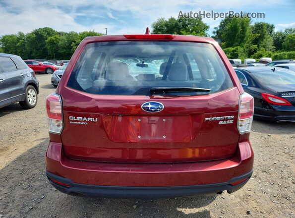 JF2SJAAC4HH404647 2017 SUBARU FORESTER Red 