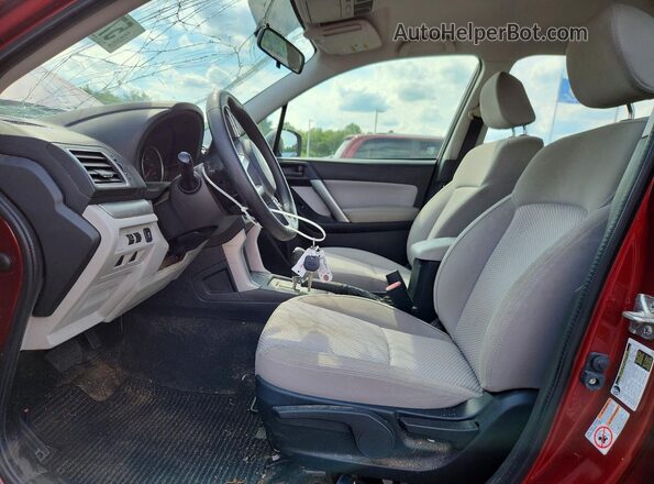 JF2SJAAC4HH404647 2017 SUBARU FORESTER Red 