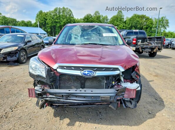 JF2SJAAC4HH404647 2017 SUBARU FORESTER Red 