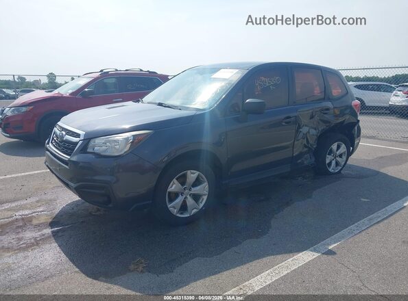 JF2SJAAC4HH535917 2017 SUBARU FORESTER Серый Передняя левая четверть