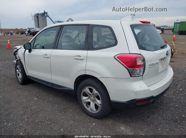 JF2SJAAC4JH542128 2018 SUBARU FORESTER White უკანა მარცხენა