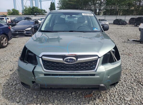 JF2SJAAC7GH483309 2016 SUBARU FORESTER Green Front view