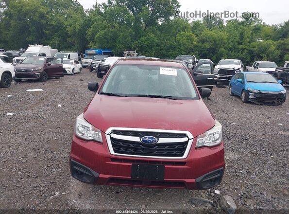JF2SJAAC9HG530184 2017 SUBARU FORESTER Red Front view