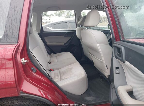 JF2SJAAC9HG530184 2017 SUBARU FORESTER Red VIN sticker view