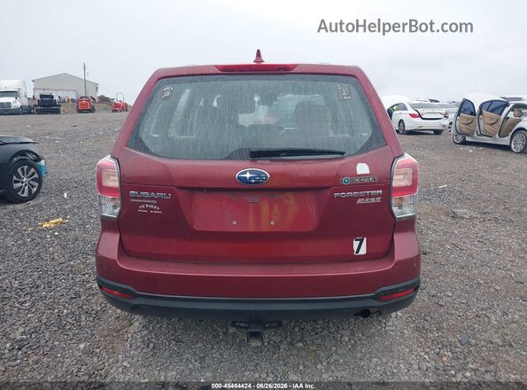 JF2SJAAC9HG530184 2017 SUBARU FORESTER Red 