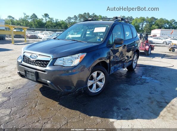 JF2SJABC0GH417263 2016 SUBARU FORESTER Gray Vista tres cuartos delantera izquierda
