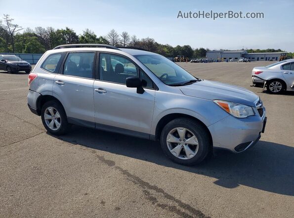 JF2SJABC0GH558768 2016 SUBARU FORESTER Серебряный Передняя правая четверть