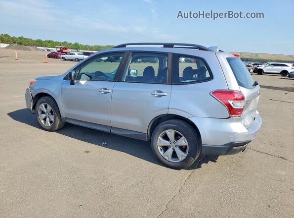 JF2SJABC0GH558768 2016 SUBARU FORESTER Серебряный Задняя левая четверть