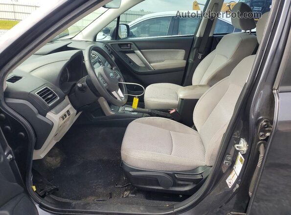 JF2SJABC0JH530959 2018 SUBARU FORESTER Gray Սալոնի դիմացի տեսք
