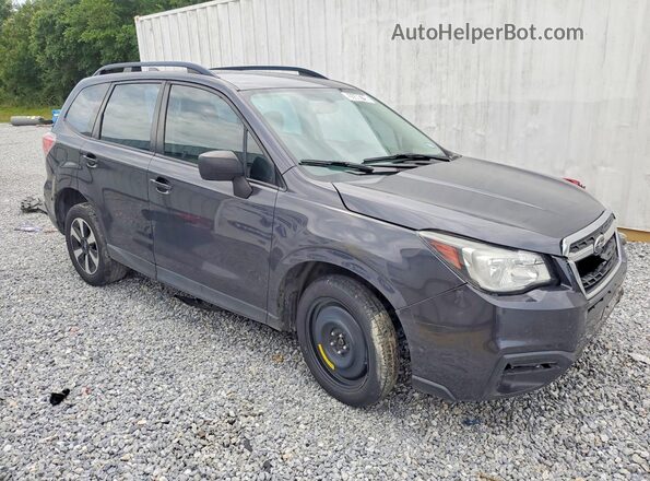JF2SJABC0JH530959 2018 SUBARU FORESTER Gray Առջևի աջ