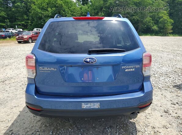 JF2SJABC1HH805846 2017 SUBARU FORESTER Blue Вид ззаду