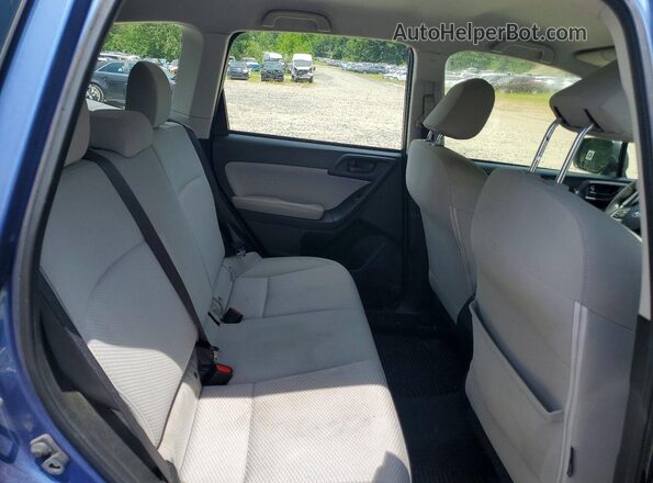 JF2SJABC1HH805846 2017 SUBARU FORESTER Blue Вид задніх сидінь