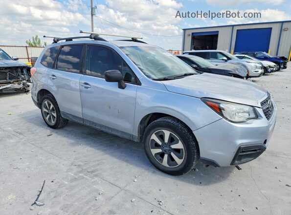 JF2SJABC1HH810318 2017 SUBARU FORESTER Серебряный Передняя правая четверть