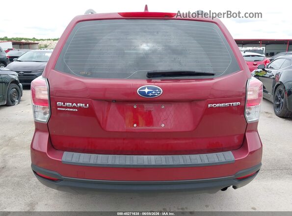 JF2SJABC1JH509652 2018 SUBARU FORESTER Red 