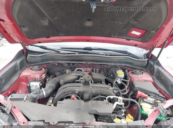 JF2SJABC1JH509652 2018 SUBARU FORESTER Red Rear view