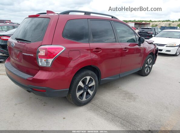 JF2SJABC1JH509652 2018 SUBARU FORESTER Red Rear right