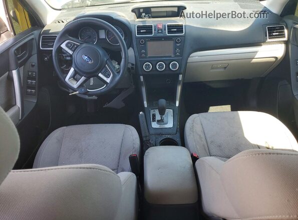 JF2SJABC2JH463703 2018 SUBARU FORESTER Blue Вид панелі приладів