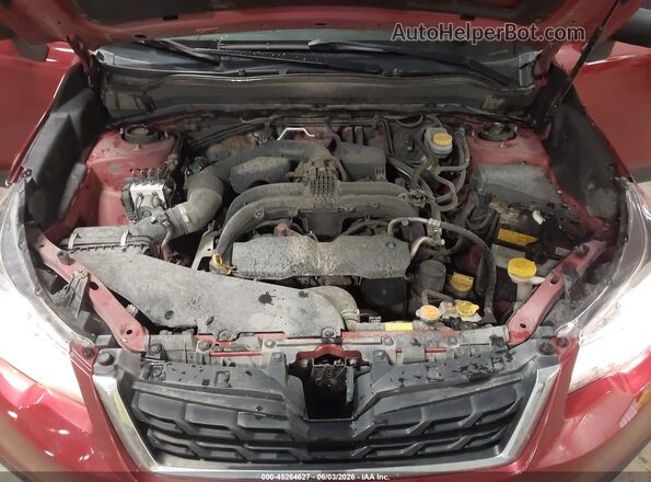 JF2SJABC2JH590578 2018 SUBARU FORESTER Red Widok z tyłu