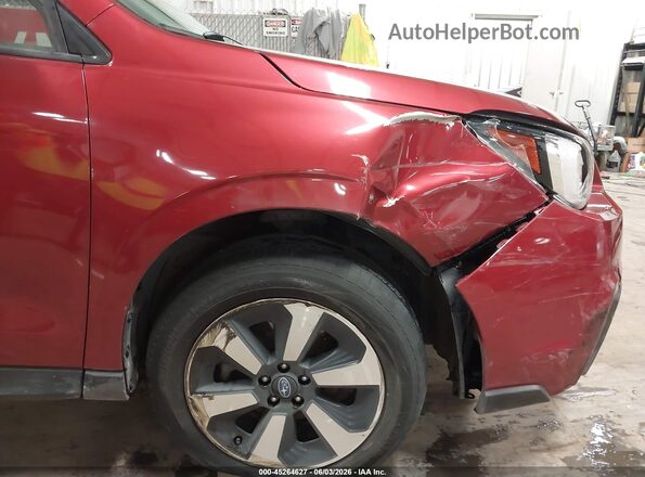 JF2SJABC2JH590578 2018 SUBARU FORESTER Red Widok z przodu