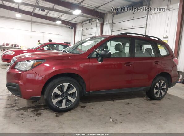 JF2SJABC2JH590578 2018 SUBARU FORESTER Red Widok wnętrza 360 stopni