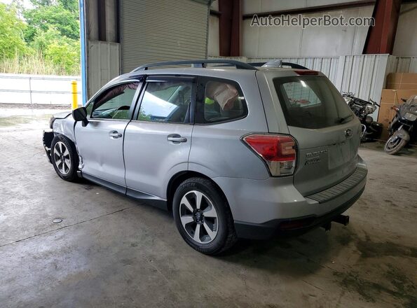 JF2SJABC3JH486634 2018 SUBARU FORESTER Silver Հետևի ձախ