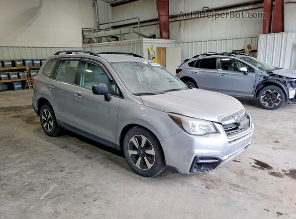 JF2SJABC3JH486634 2018 SUBARU FORESTER Silver Առջևի աջ