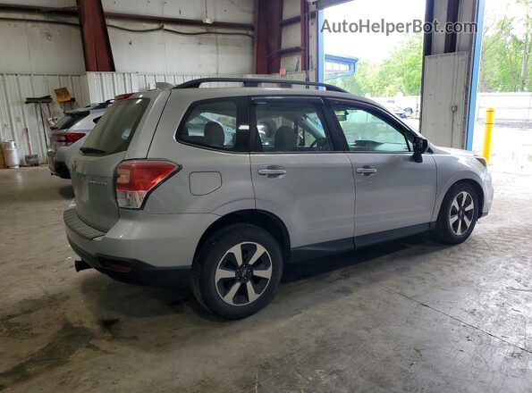 JF2SJABC3JH486634 2018 SUBARU FORESTER Silver Հետևի աջ