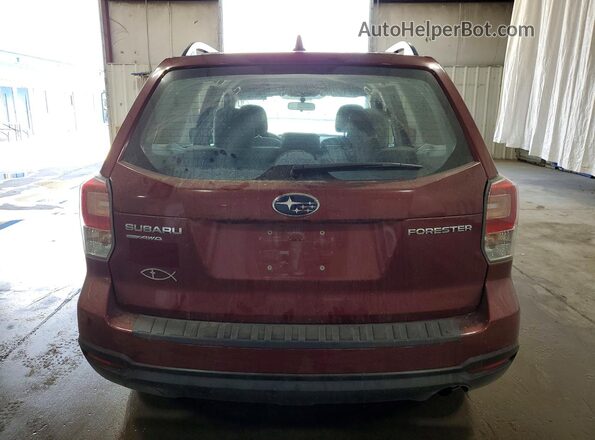 JF2SJABC3JH520930 2018 SUBARU FORESTER Red Հետևի տեսք