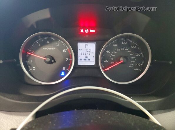 JF2SJABC3JH520930 2018 SUBARU FORESTER Red Սարքավորումների վահանակի տեսք