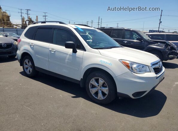 JF2SJABC4GH507354 2016 SUBARU FORESTER White Передня права чверть