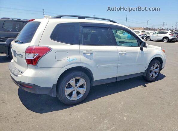JF2SJABC4GH507354 2016 SUBARU FORESTER White Задня права чверть