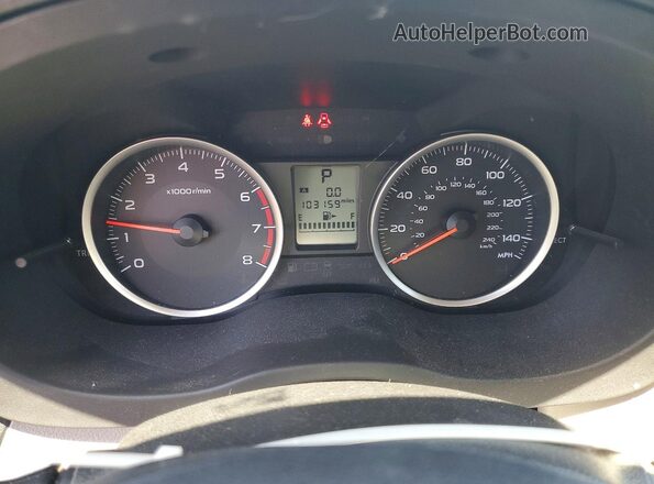 JF2SJABC4GH507354 2016 SUBARU FORESTER White Вид щитка приладів