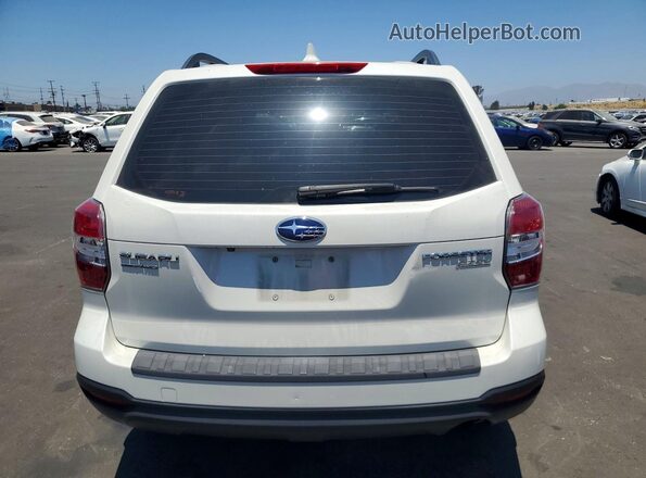 JF2SJABC4GH507354 2016 SUBARU FORESTER White Вид ззаду